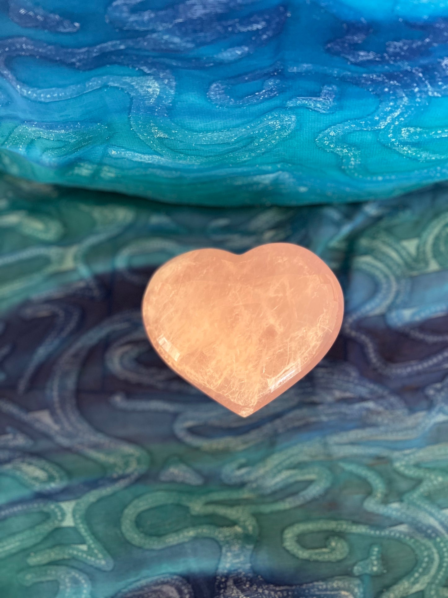 Rose Quartz Crystal Heart